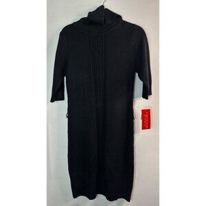 Signature by Sangria Sweater Dress S Black Whimsigoth Gothic Fairycore Witchy